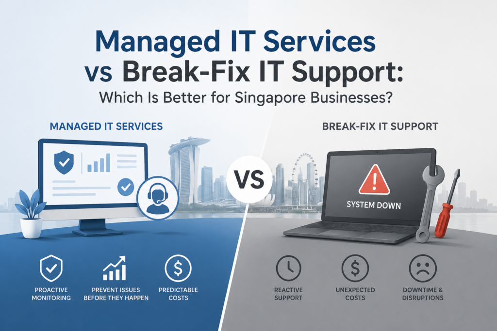 Managed IT Services vs Break-Fix IT Support. Which Is Better for Singapore Businesses?